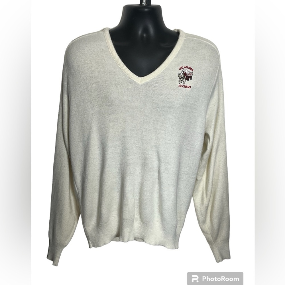 Soffe Sweaters Vintage Oklahoma Sooners Sweater Sz Large